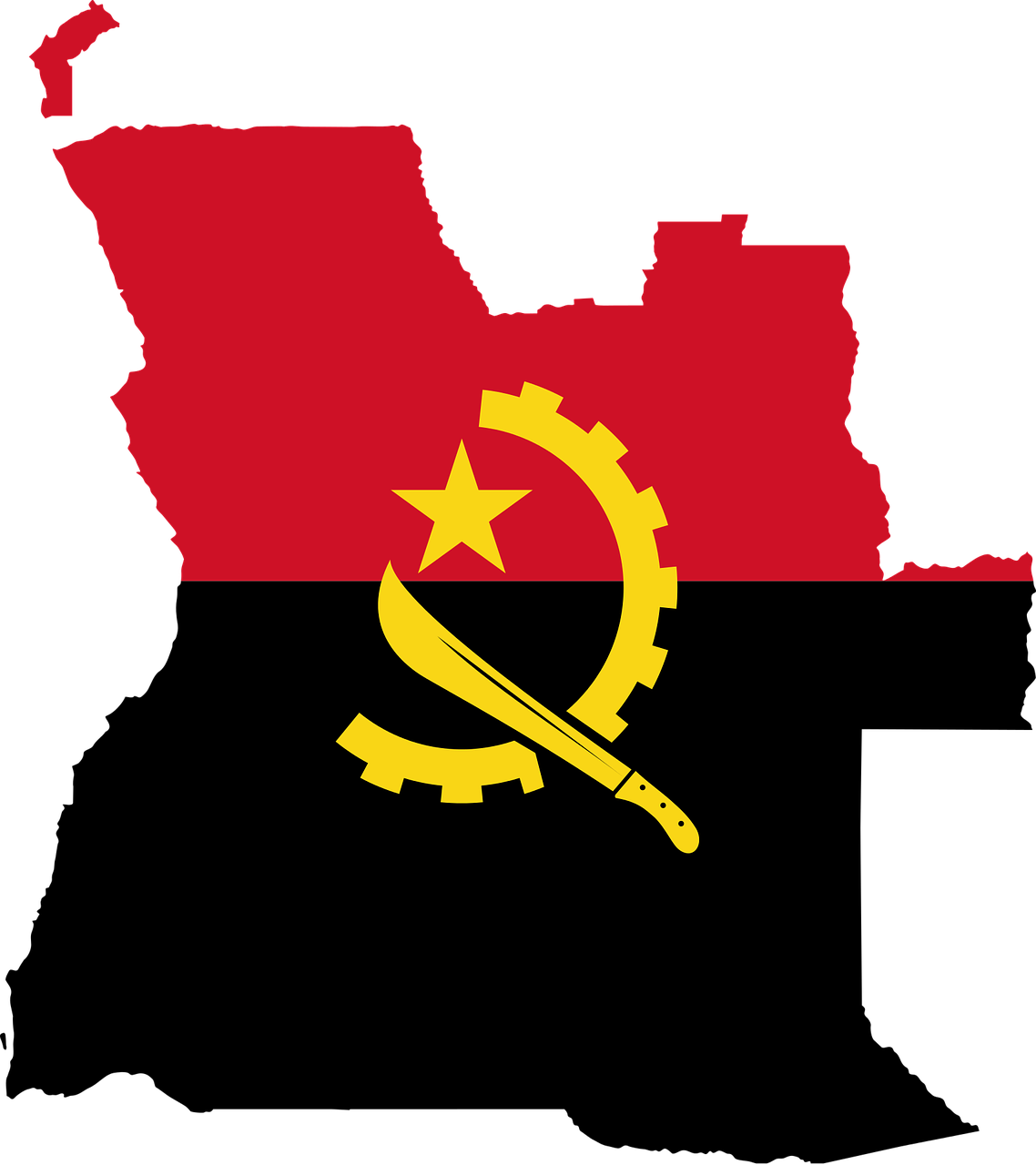 bandeira de Angola